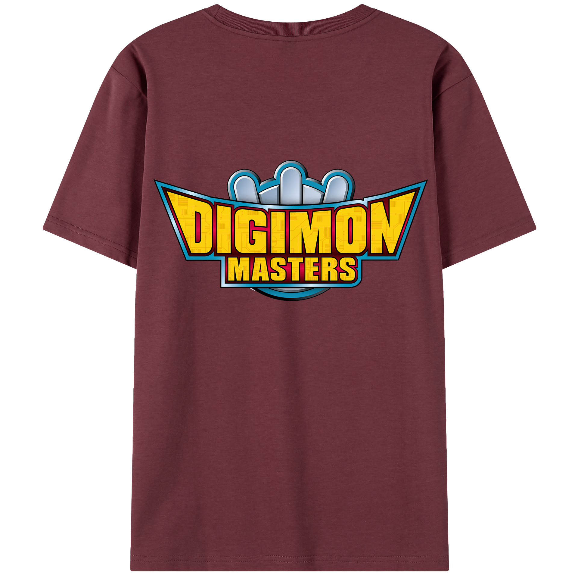 （画像用） Digimon デジタルモンスター/デジモン 綿100％半袖Tシャツ（背面プリント）